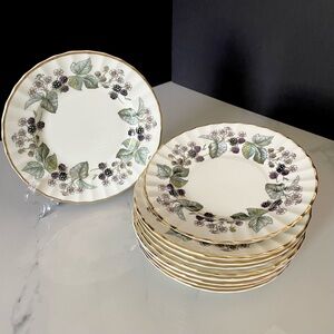 SET of 10 Bread Plates - Lavinia by Royal Worcester